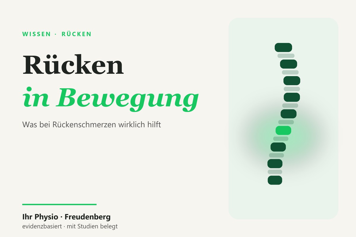 Rückenschmerzen – was jetzt wirklich hilft (und was Sie sich sparen können)